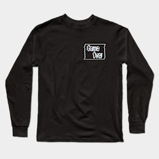 Glitched Game Over Long Sleeve T-Shirt